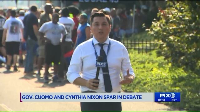 Cuomo, Nixon spar in debate; Cuomo nixes presidential talk