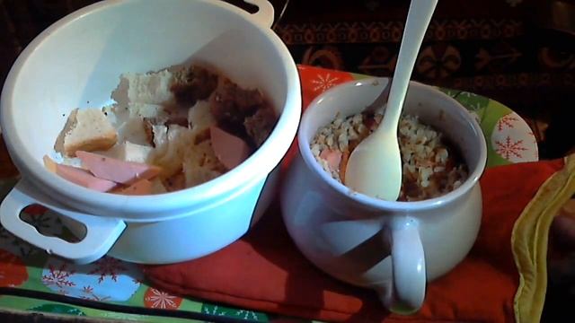 Вопрос-ответ и завтрак с Толяном: гречневая каша и сосиски