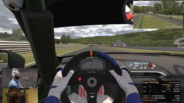 My First iRacing race!! MX 5 Cup @ Lime Rock Park Chicanes