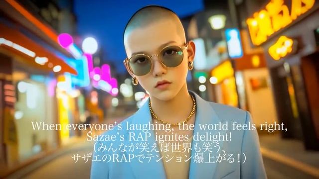 【アニソンアレンジ】サザエさんをAIで実写化させてMV作ってみた（RAPパートあり）