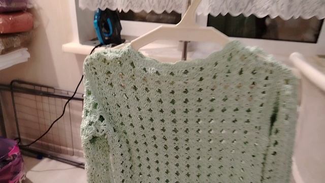 20.02.2025.г.Связала ,вяжу 🧶 буду вязать 🧶,ковта связана крючком.