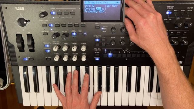 Creating TB303 ACID BASS in the Korg Wavestate