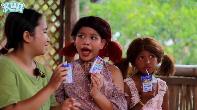 វិញ្ញាណស្នេហ៍ខ្មោចប្ដូរកាយ (ភាគបញ្ចប់)ពីទឹកដោះគោផ្លែឈើKUNរសជាតិប្លូរបឺរី,New comedy video/ Paje Tea