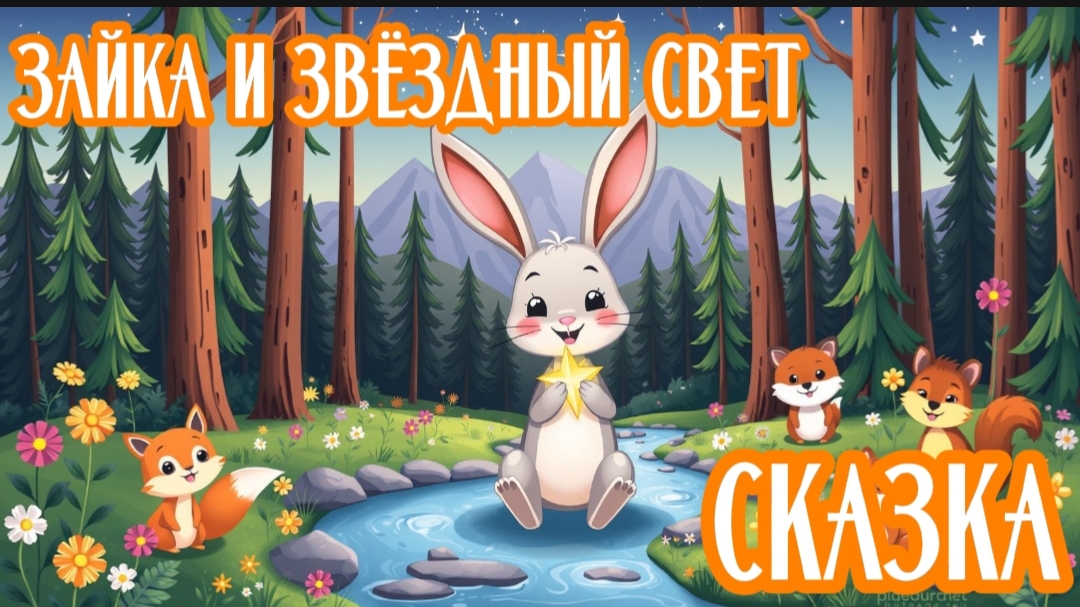 СКАЗКА ДЛЯ ДЕТЕЙ | ЗАЙКА И ЗВЁЗДНЫЙ СВЕТ | ДЕТСКИЕ СКАЗКИ