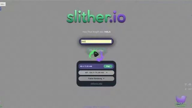 играем в slither.io в хордкорном режиме