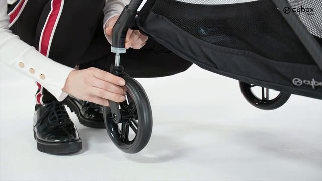 Как снять колеса коляски Melio и Melio Carbon CYBEX