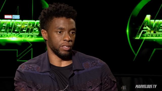 Avengers: Infiniy War Mark Ruffalo Chadwick Boseman & Danai Gurira
