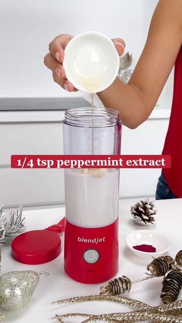 Candy Cane Smoothie BlendJet Recipe