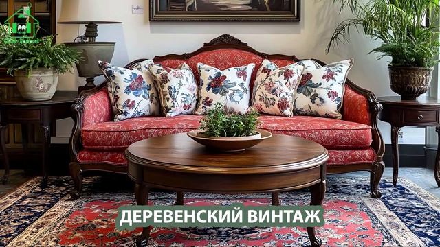 Деревенский интерьер в стиле Винтаж и фото идеи для оформления (45)