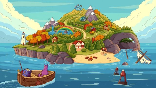 Purrple Cat - Остров приключений | видео для ТВ 1080р