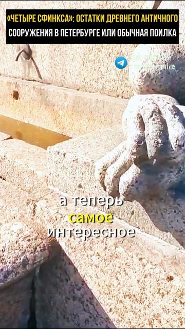 ТАЙНА ФОНТАНА "ЧЕТЫРЕ СФИНКСА" В САНКТ-ПЕТЕРБУРГЕ Остатки древнего античного сооружения или поилка?