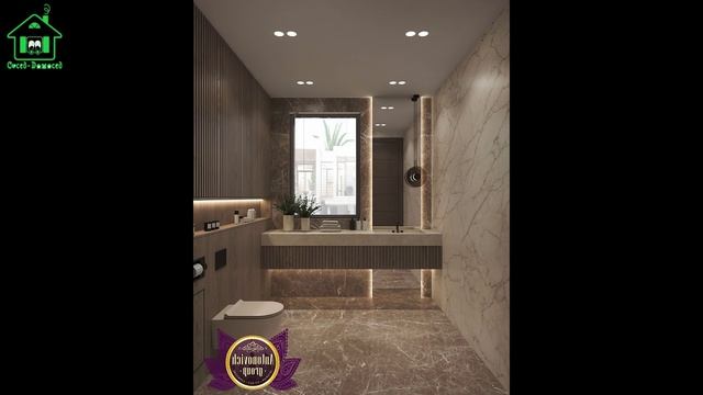 Дизайн санузла совмещенного и раздельного в современном стиле 🛀🏻🚽🚿 (17)