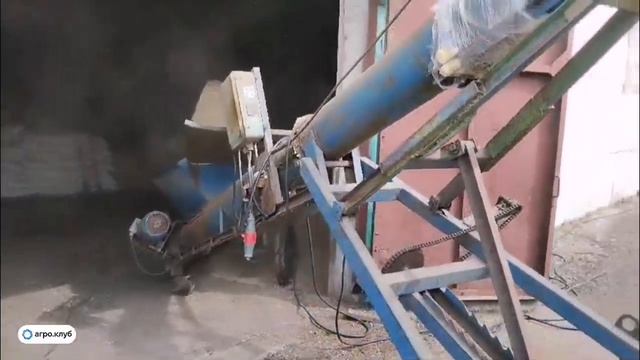 Грузим горох в Самарской области