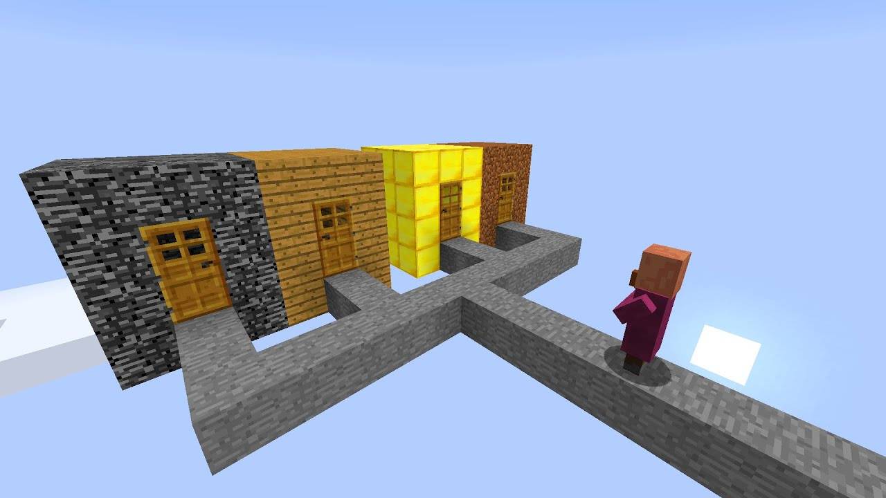 Какой дом выберет житель деревни?