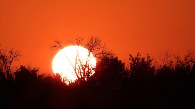 Жестокий рассвет. Испепеляющие Солнце восходит над горизонтом