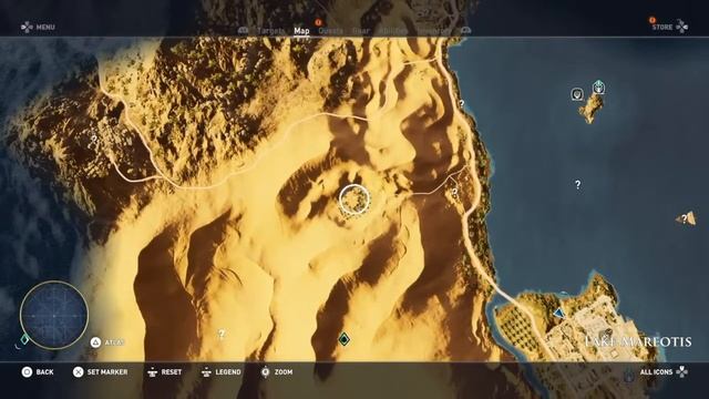 Assassin's Creed Origins 100% Walkthrough Fertile Lands Papyrus Puzzle Lake Mareotis