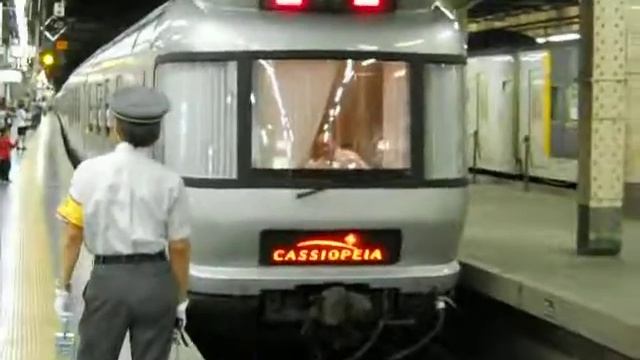 カシオペア　上野駅発車　Cassiopeia,　Ueno Station