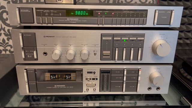 Усилитель Pioneer SA-540 + акустика ALR Nummer 5 (3)