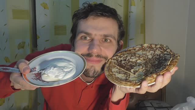 ОБЖОР НА ДОМАШНИЕ БЛИНЫ СО СМЕТАНОЙ БРЕСТ-ЛИТОВСК