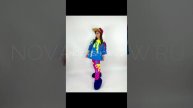Анимационный костюм "Тюбик 2.0" розовая кепка и "Тюбик 1.0" голубая кепка