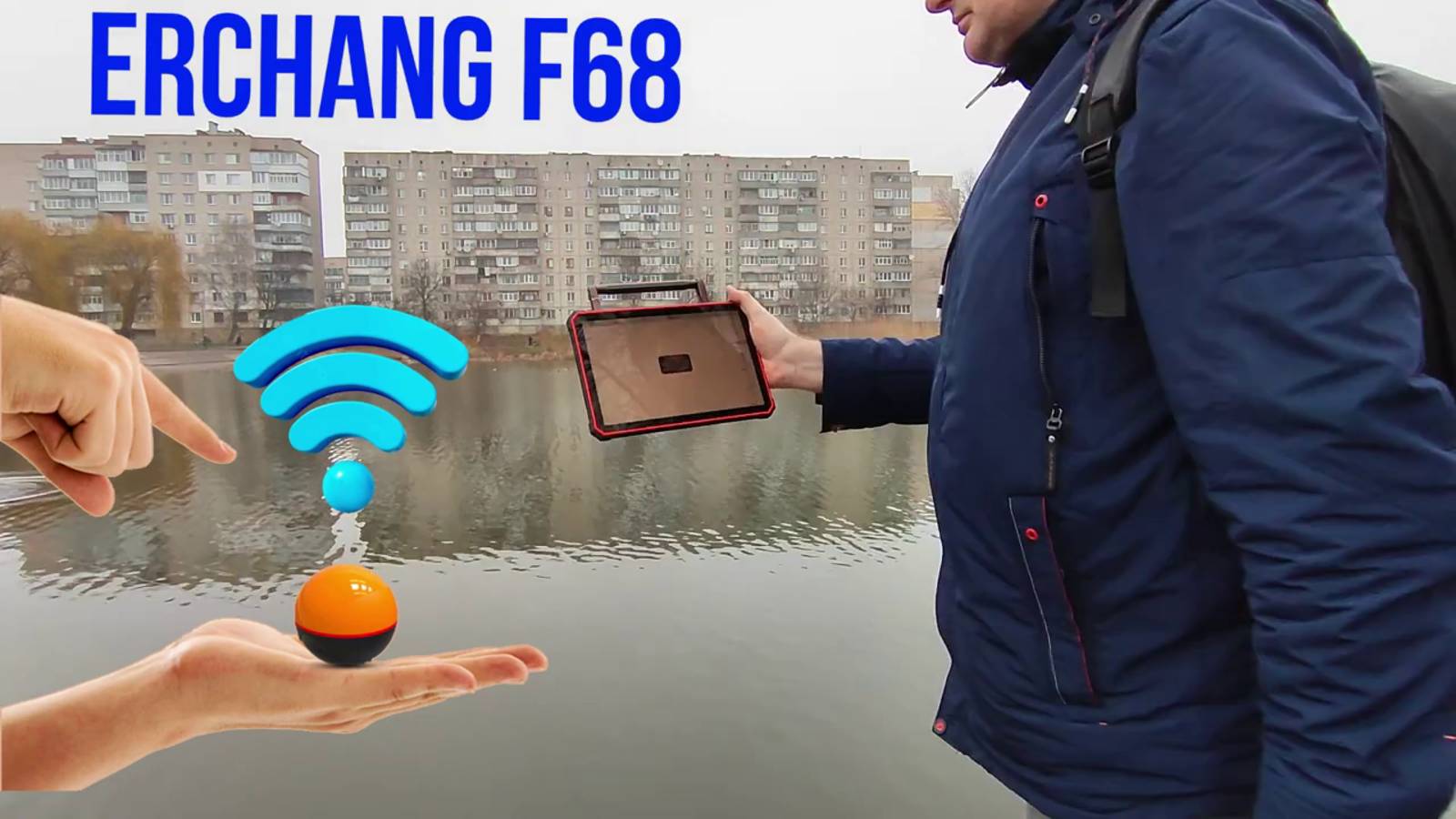 📶 Wi-Fi Эхолот Erchang F68 с AliExpress – обзор и тест на воде