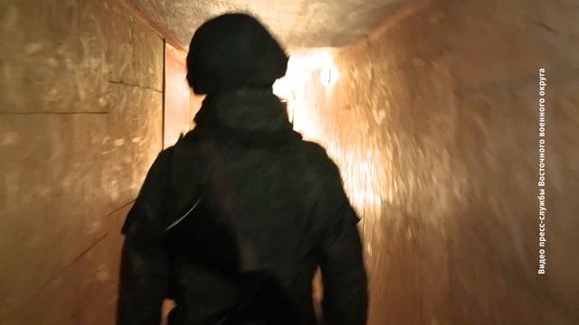 Забайкальские бойцы построили подземный город на передовой