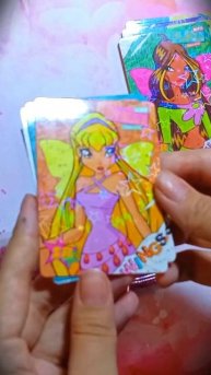 Распаковка карточек Winx 🧚🏻♀️ часть 1