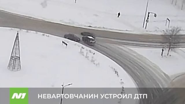 Авария на кольце из-за пенсионера в Нижневартовске