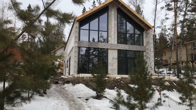 Остекление коттеджа в Горном