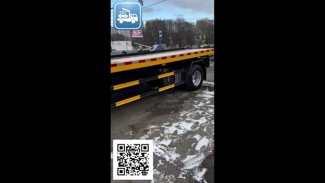 Эвакуатор Isuzu Elf со сдвижной платформой и брилем в Одинцово