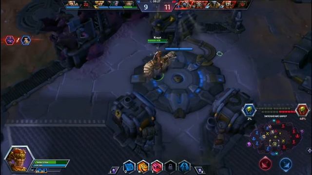 Heroes of the Storm / Первый взгляд на  🌞Кассию 🌞 на пару и 🌜Тирандой 🌛