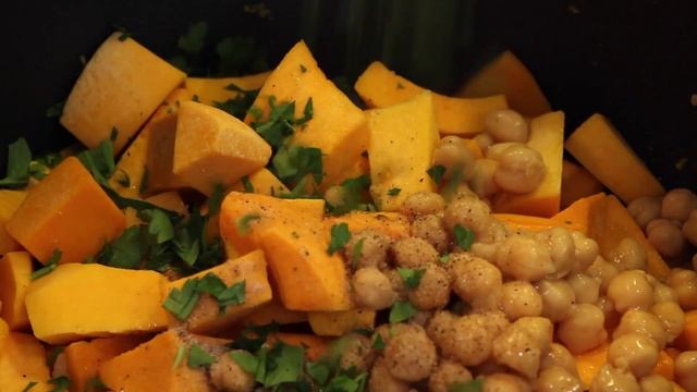 Butternut Squash Chickpea Quinoa Soup - Thanksgiving Recipe