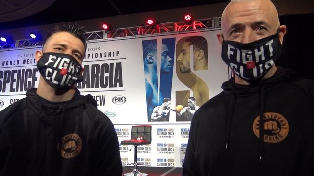 chia santana coach hoss break down spence vs garcia EsNews Boxing