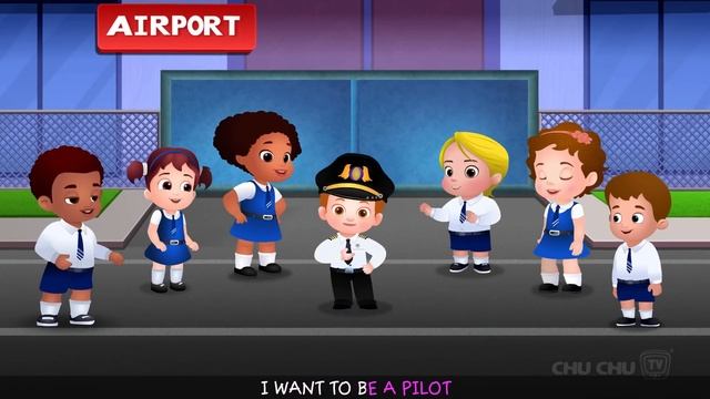 What do you want to be Jobs Song - Professions Part 1 - ChuChu TV Nursery Rhymes & Songs for Babies