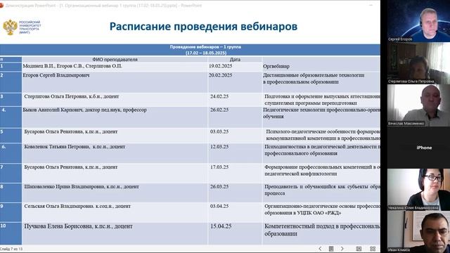 Организационный вебинар 19.02.25