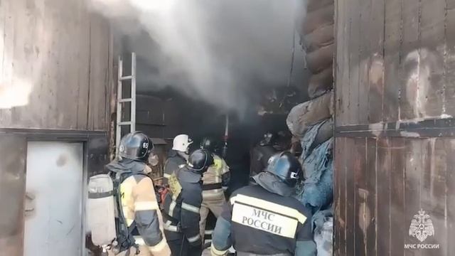 Пожар город Челябинск, 20.02.2025г.