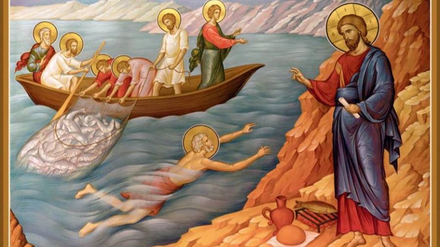 Уверение Фомы, явление Христа на море Тивериадском