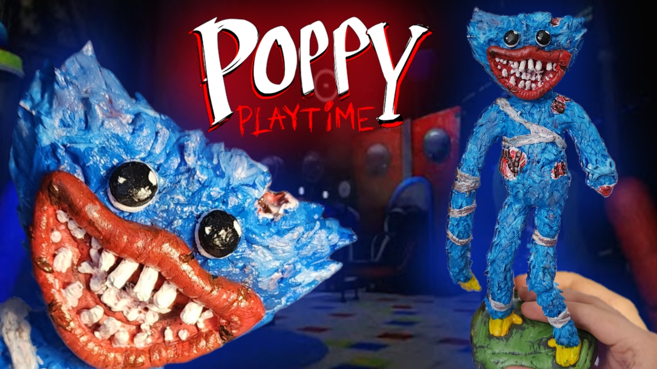 Как слепить ХАГИ ВАГИ из пластилина !!! из Поппи Плэйтайм 4 - Poppy Playtime Chapter 4