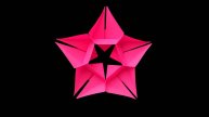 Объемная звезда из бумаги – отличный атрибут дня победы и защитника отечества