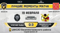 ОБЗОР / НЕВСКИЕ ЛЬВЫ - МИХАЙЛОВСКИЕ МЕДВЕДИ / 19.02.25 / ОХЛ САНКТ-ПЕТЕРБУРГ / ДИВИЗИОН СПОРТСМЕН