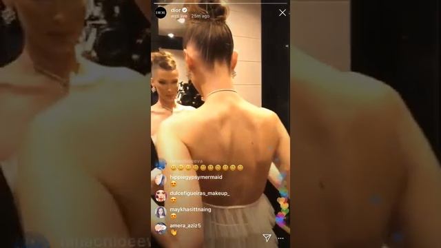 Bella Hadid Instagram Live - May 16, 2019