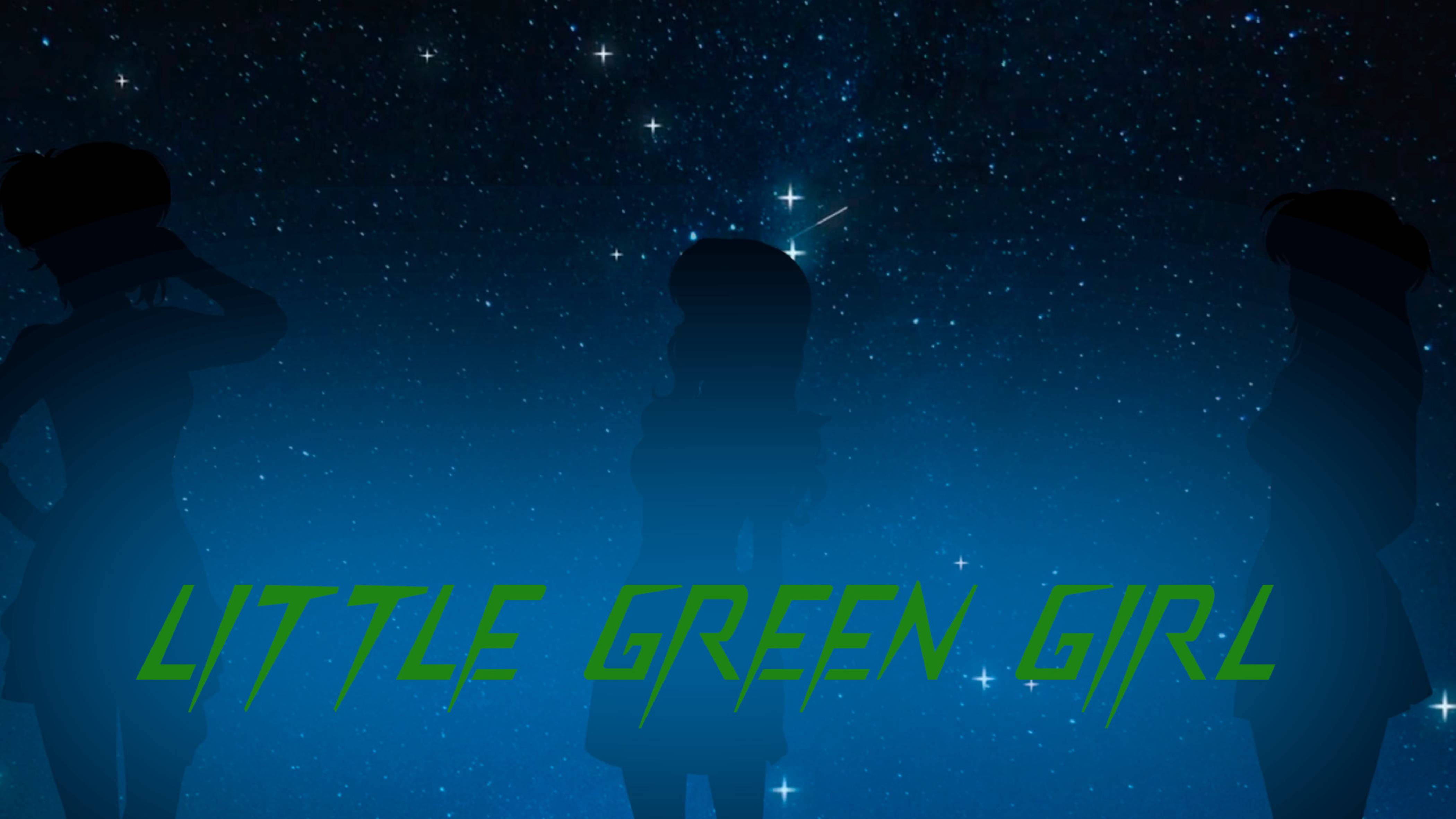 Little Green Girl Инопланетянка прохождение игра стрим4 Угол Стримера #стрим #games #игра #новелла