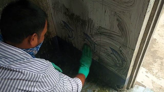 acid use karne ka sahi tarika ! how to clean bathroom tiles ! acid washing