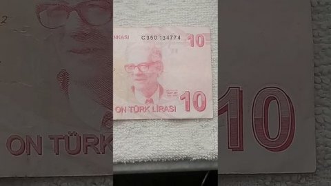 185. This 🎁 Bank Note 10 TÜRK LIRASI 2009 I received today from my anonymous friend in ANTALIA