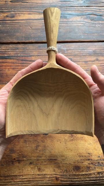 Большой совок из древесины ясеня