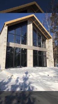 Остекление коттеджа в Горном