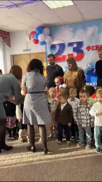 Утренник в детском саду, посвященный Дню Защитника Отечества