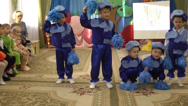 Танок дощиків на осінньому ранку 2016 у середній групі Муз  кер  Максюта Г  В