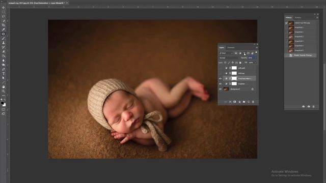 NEWBORN EDITING flow. Fast and easy newborn photography editing