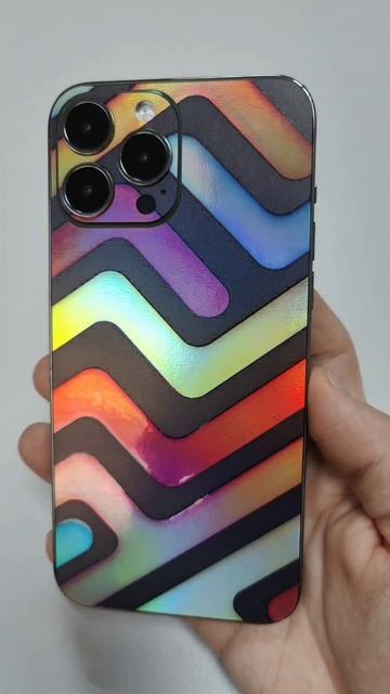 Пленка на корпус смартфона голография